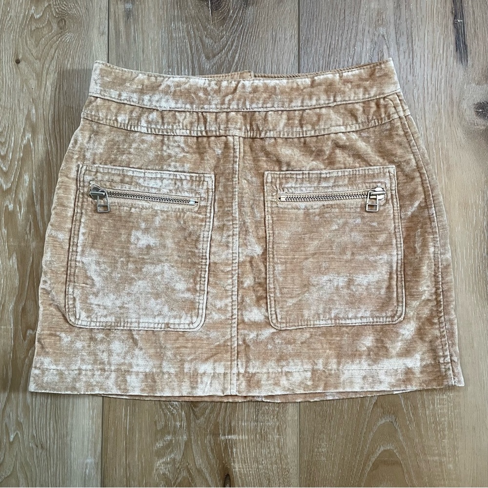 Free People Dust To Dust Velvet Skirt
